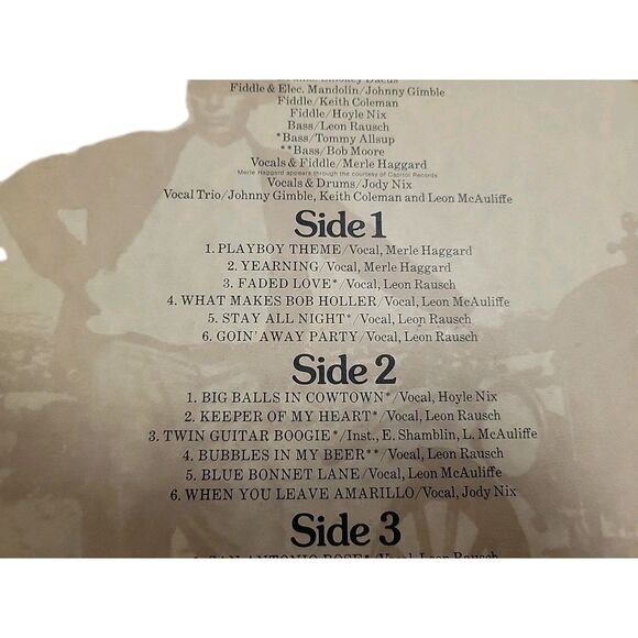 Bob Wills & TX Playboys- For The Last Time OG Vinyl LP, UA Records, EX/UC, 1974 - Picture 4 of 14